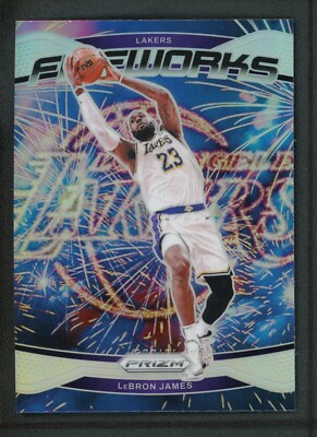 2024-25 LEBRON JAMES PANINI PRIZM FIREWORKS SILVER | eBay