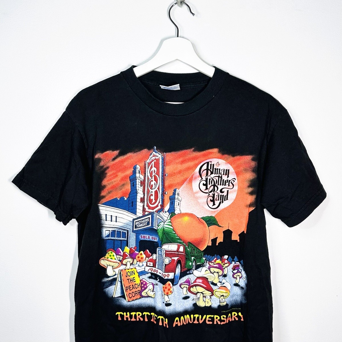 98年製!オールマン・ブラザーズ・バンド“98-ツアー”Tシャツ 黒 XL 98年製!
