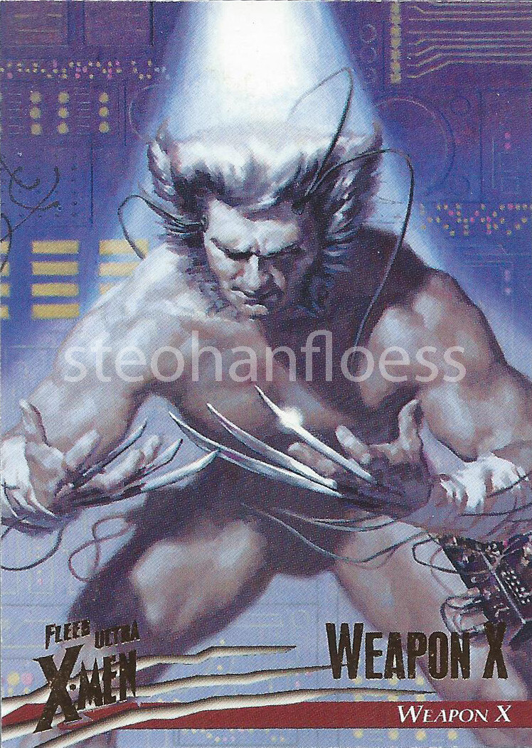 1996 Fleer Ultra Marvel X-Men Wolverine Base Card You Pick Finish