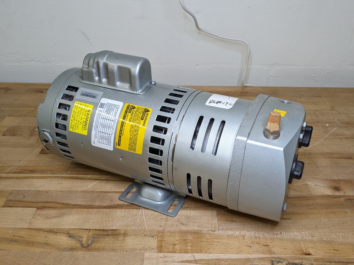 Gast Rotary Vane Compressor Vacuum Pump 3/4 HP 115/230v