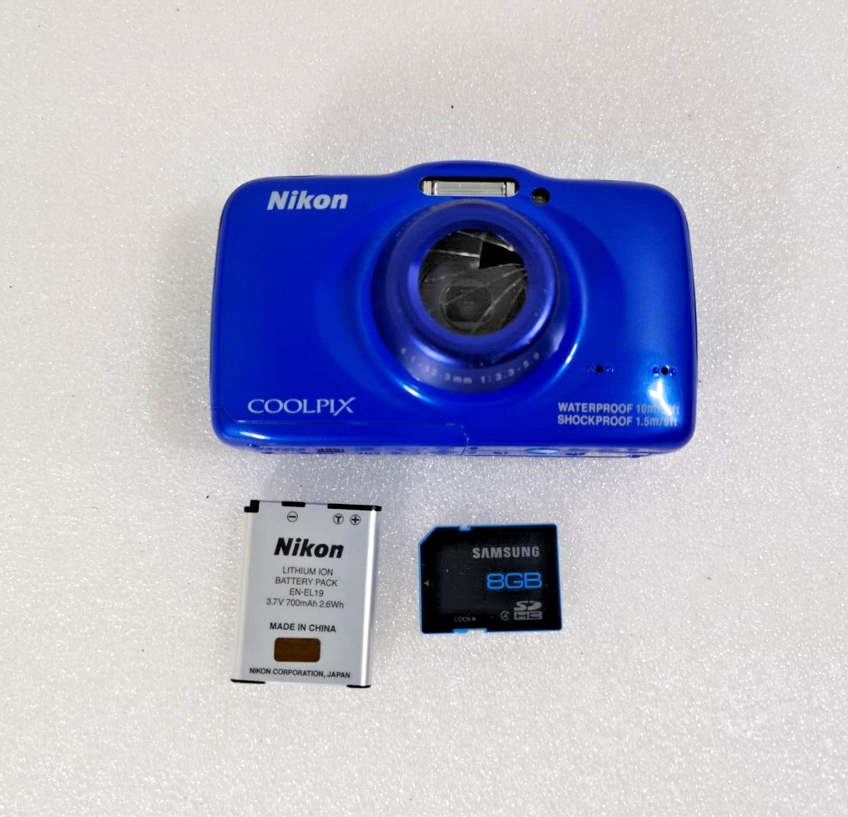 Nikon COOLPIX S32 13.2MP Digital Camera Blue | eBay