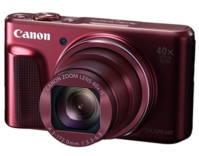 Canon Digital Camera PowerShot SX720 HS 20 MP Red 40x optical zoom