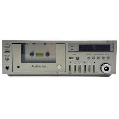 Vintage Technics RS-M02 Cassette Deck Silver Japan Direct Drive