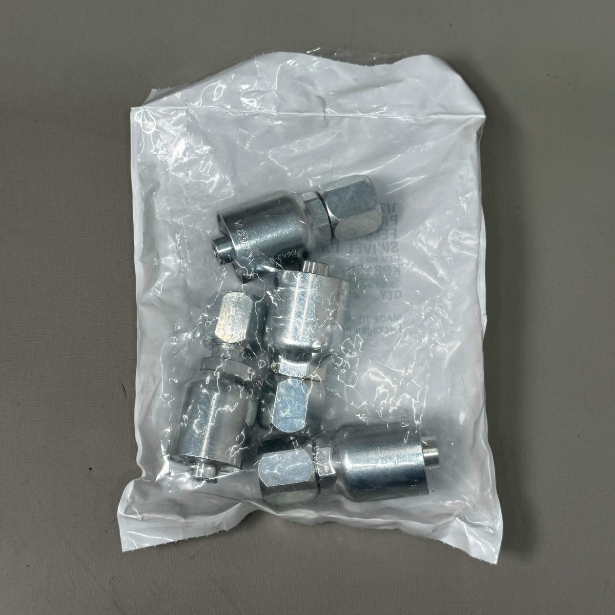 PARKER (4 PACK) Hydraulic Hose Female JIC 37 DG Swivel 1/2