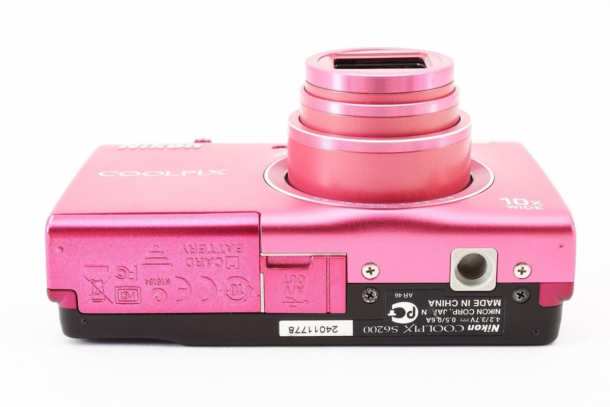 Nikon COOLPIX S6200 Pink Superb | eBay