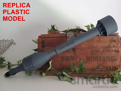 FAKE 88mm RPzB GR.4322 Panzerschreck Rocket - Plastic Replica | eBay