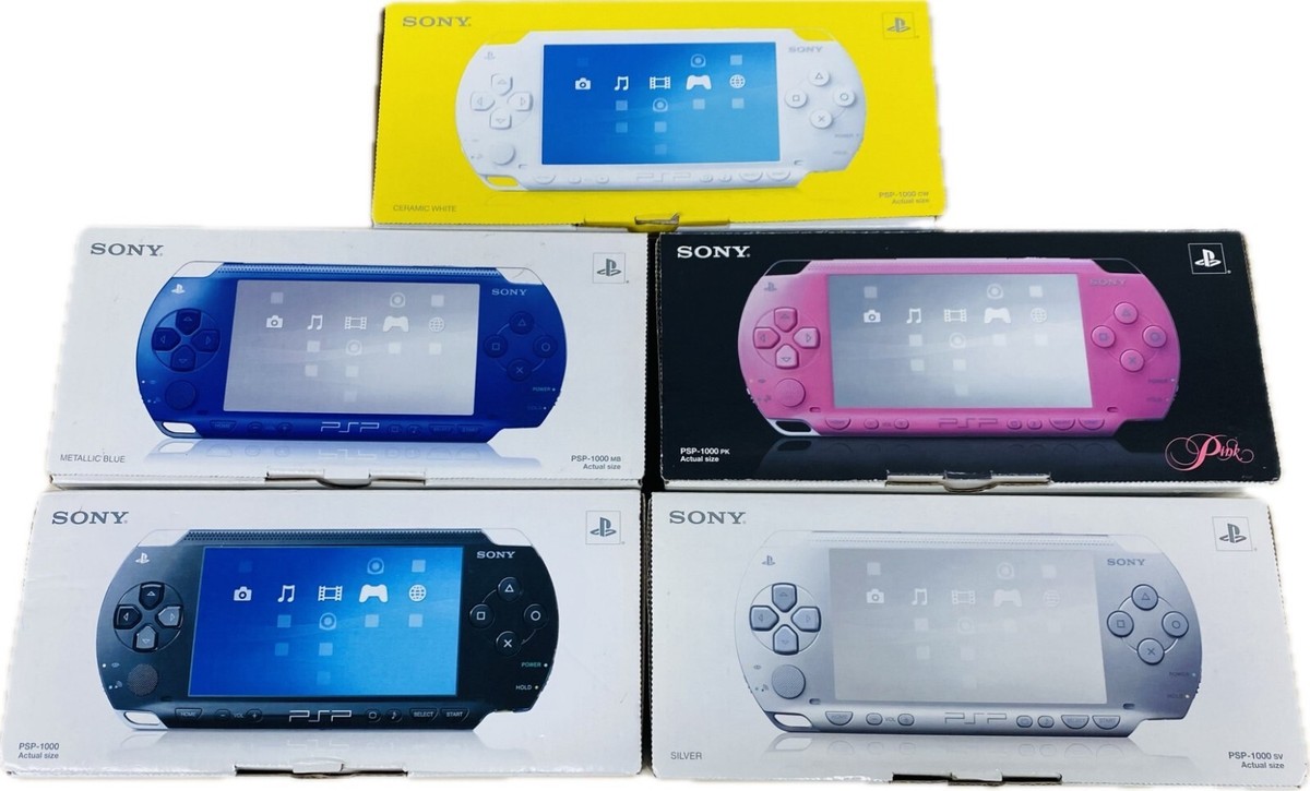 Sony PSP 1000 Console PSP-1000 w/box Various Color Region Free