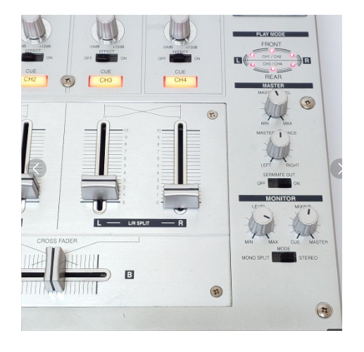 Technics SH-MZ1200 Silver Mixer DJ Player Turntable Working W