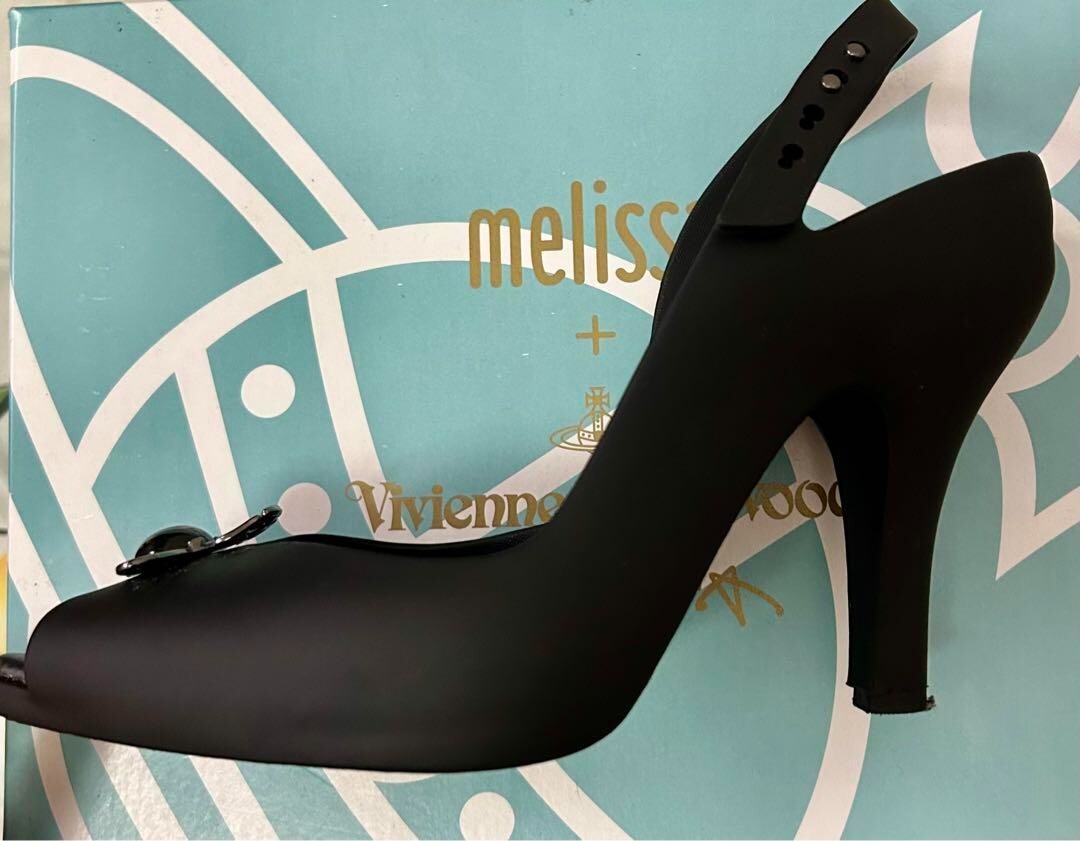 Vivienne Westwood Anglomania x Melissa Peep Toe Slingback Orb