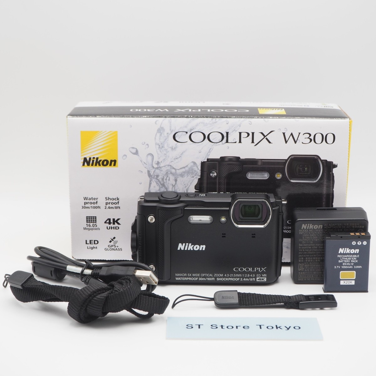 Mint] Nikon COOLPIX W300 Waterproof Shockproof Camera w/Box