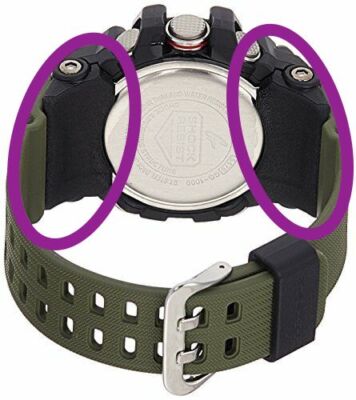 Casio G Shock Mudmaster GSG-100 GWG-100 GWG-100GB black resin band