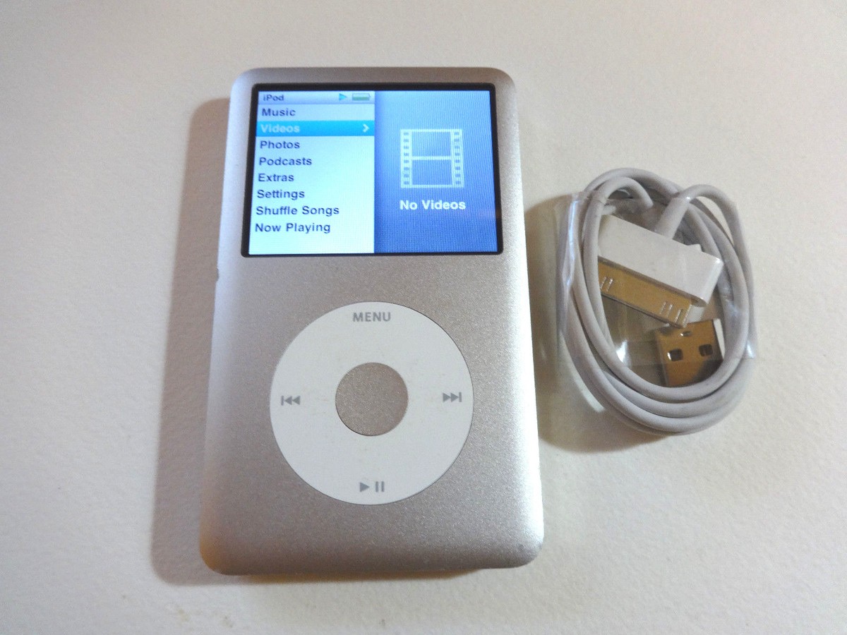 APPLE iPOD CLASSIC 6TH GEN. SILVER 80GBNEW BATTERY | eBay