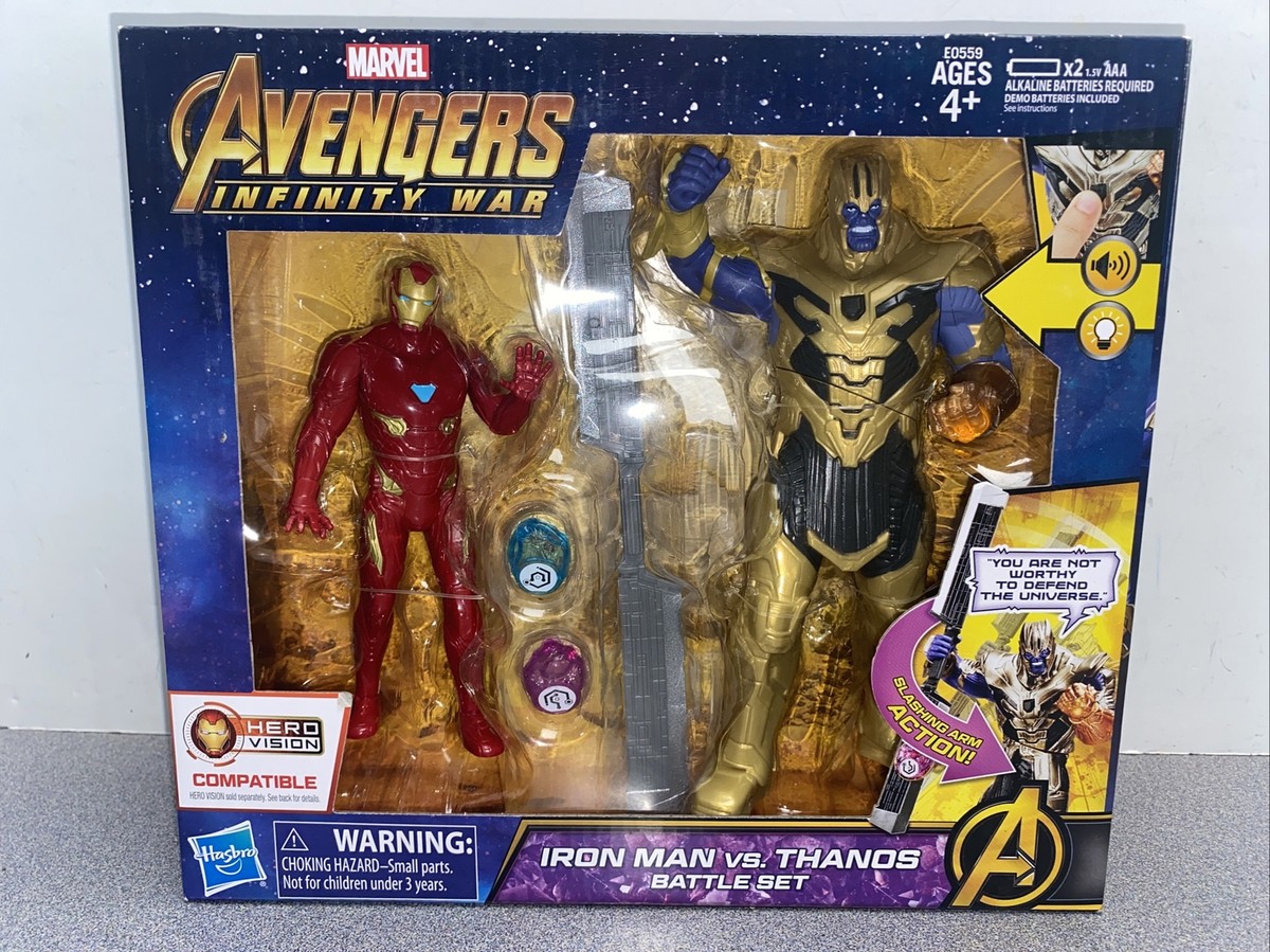 Marvel Avengers: Infinity War Iron Man vs. Thanos Battle Set Hero