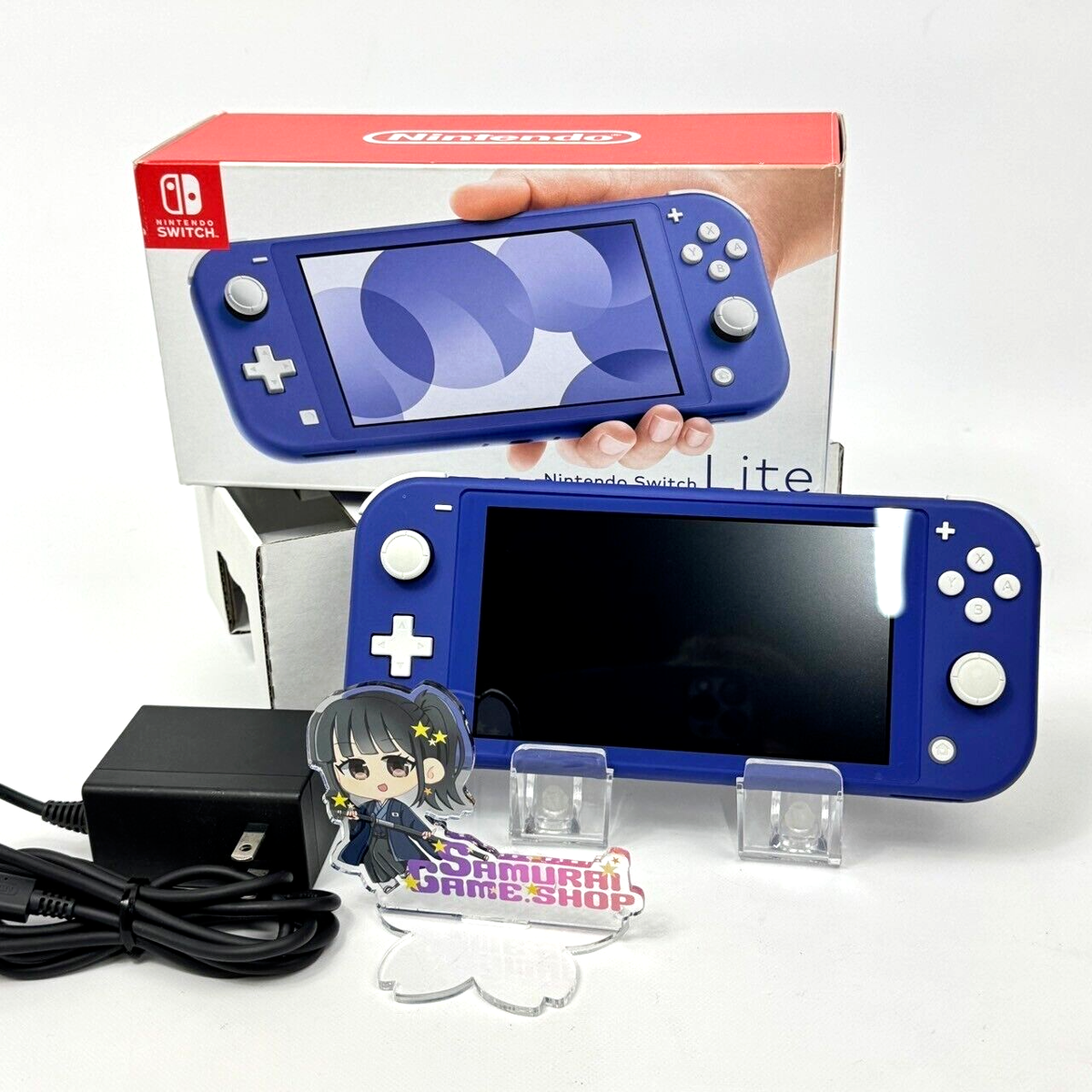 Refurbished Nintendo Switch Lite Blue Console & Charger with BOX 1
