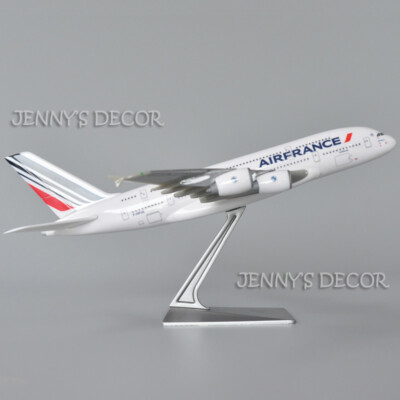 1:250 Scale Model Plane Toy Airbus A380 Air France Airliner