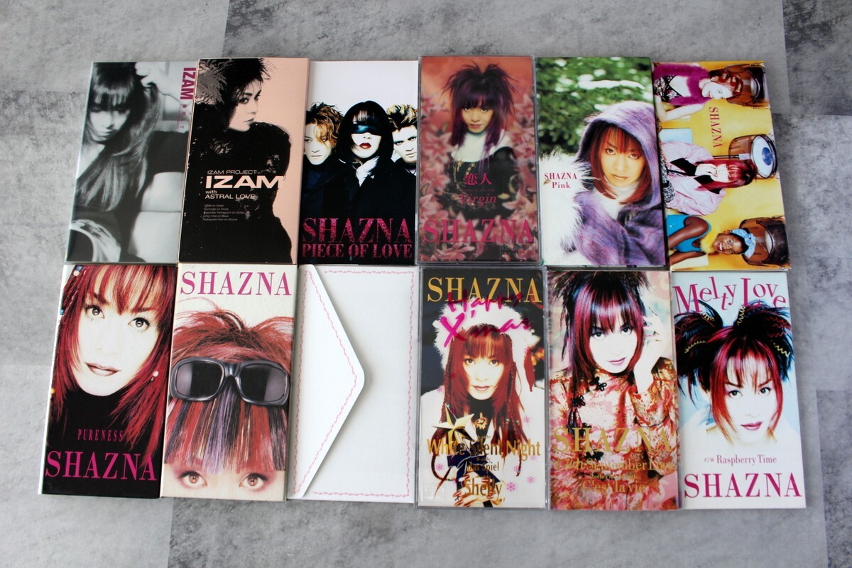 FULL SET x11 SHAZNA IZAM 8cm Japan Single CD Pink Pureness Piece