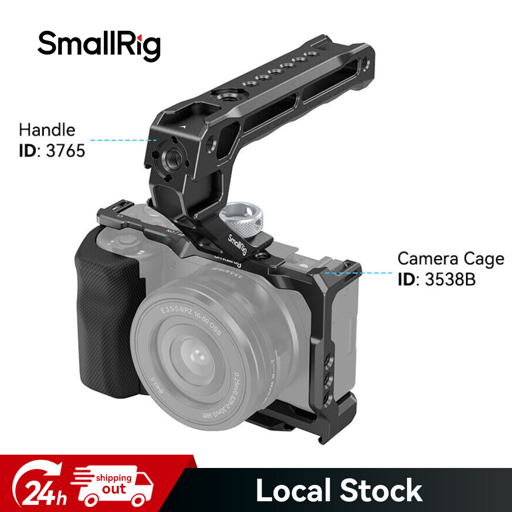 SmallRig ZV-E10 Cage with Grip + ARRI Top Handle for Sony ZV-E10