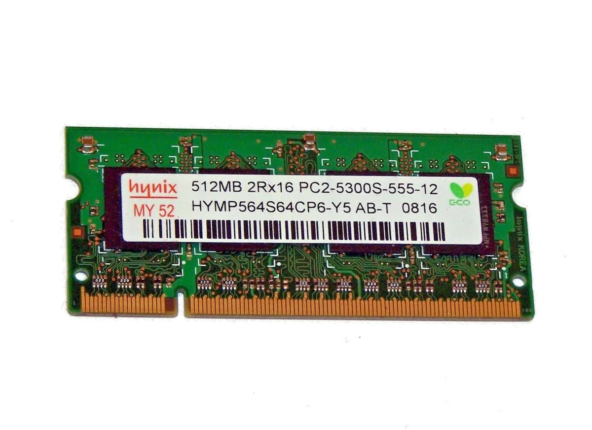 Hynix PC2-5300 DDR2-667 Computer Memory (RAM) 512 MB Capacity per