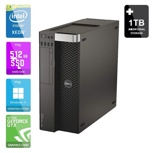 Dell Precision 3640 Tower Xeon W-1250P 4.1GHz SSD + SSD RTX 4000