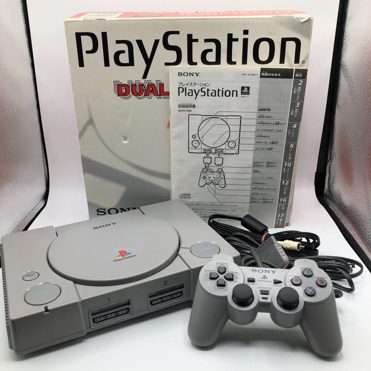 Sony PlayStation 1 NTSC-J (Japan) PS1 Console + controller SCPH