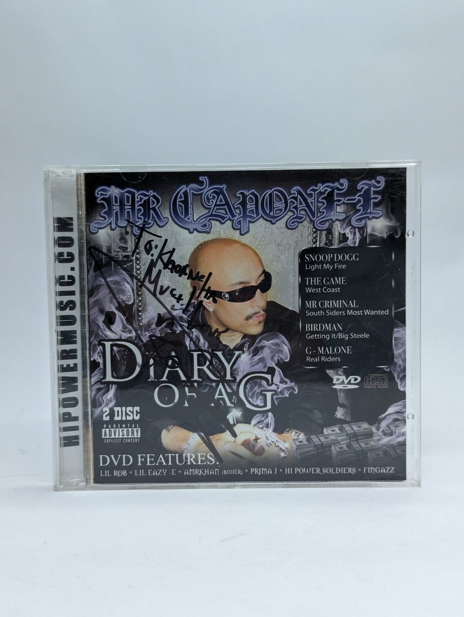 Mr. Capone-E Signed! Diary of a G Explicit, With DVD Hip Hop Rap