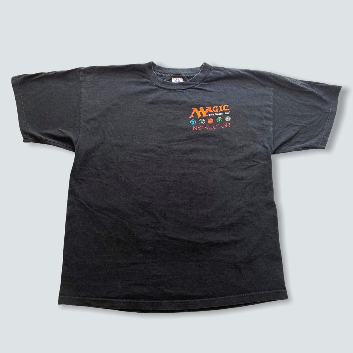 Vintage Magic The Gathering Card Game INSTRUCTOR T-shirt Size XL