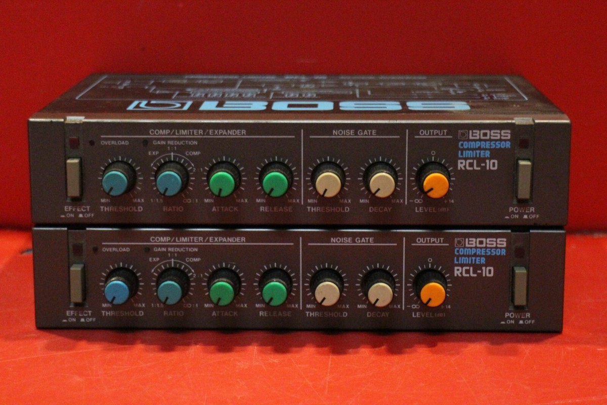 USED BOSS RCL 10 Compressor Limiter RCL-10 Micro Rack Series Pair