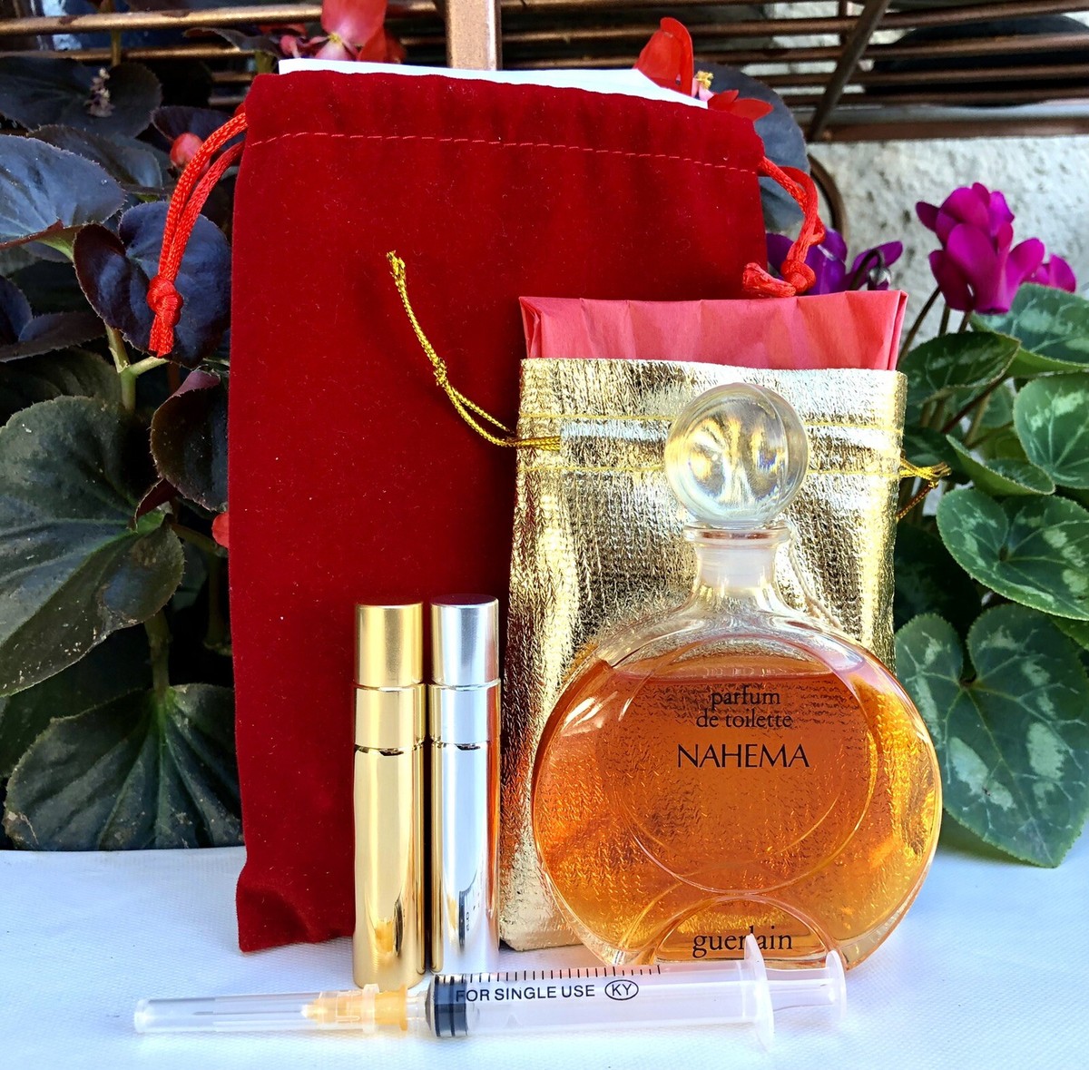 💝Vintage NAHEMA Guerlain PDT 1.7oz 50ml Perfume Splash NOS +