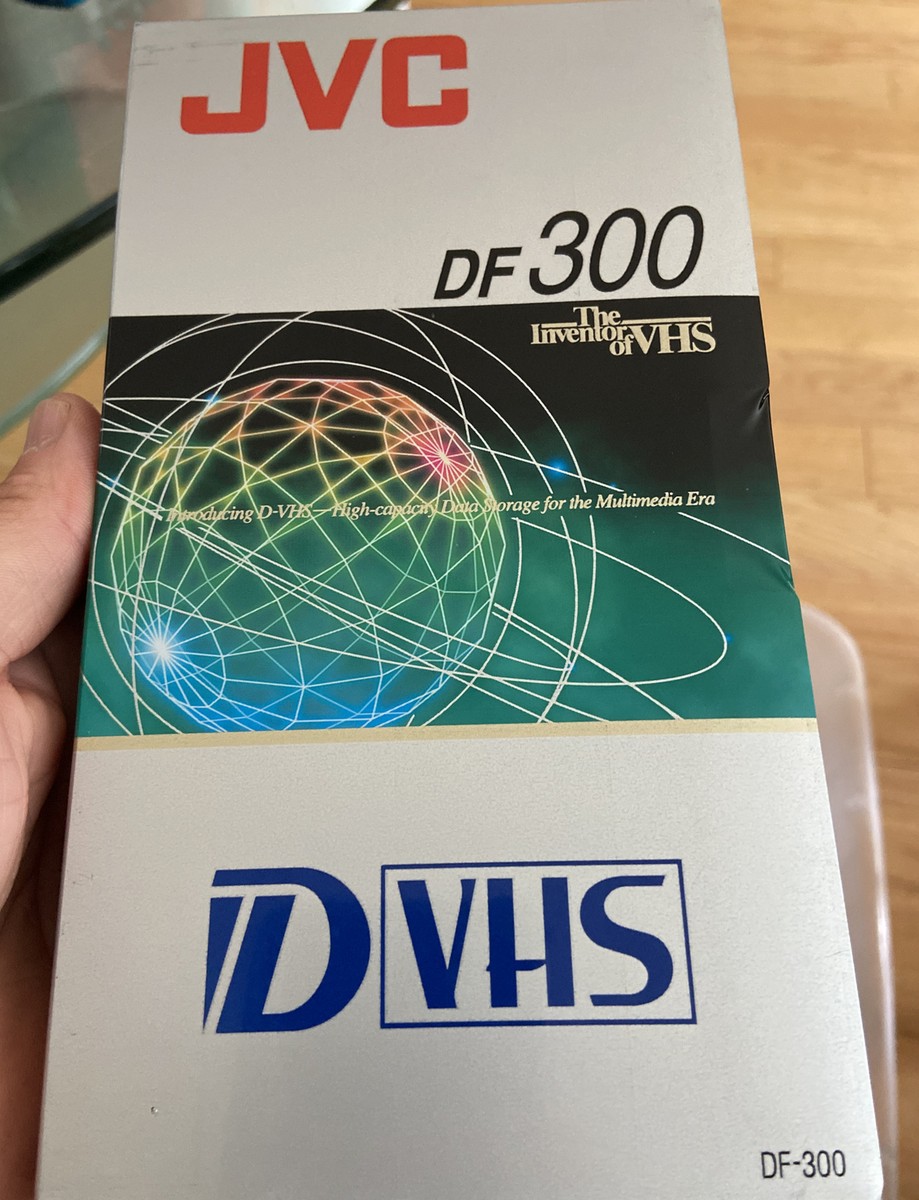JVC DF300 D-VHS NEW SEALED Digital VHS Video Tape 300 min Sealed