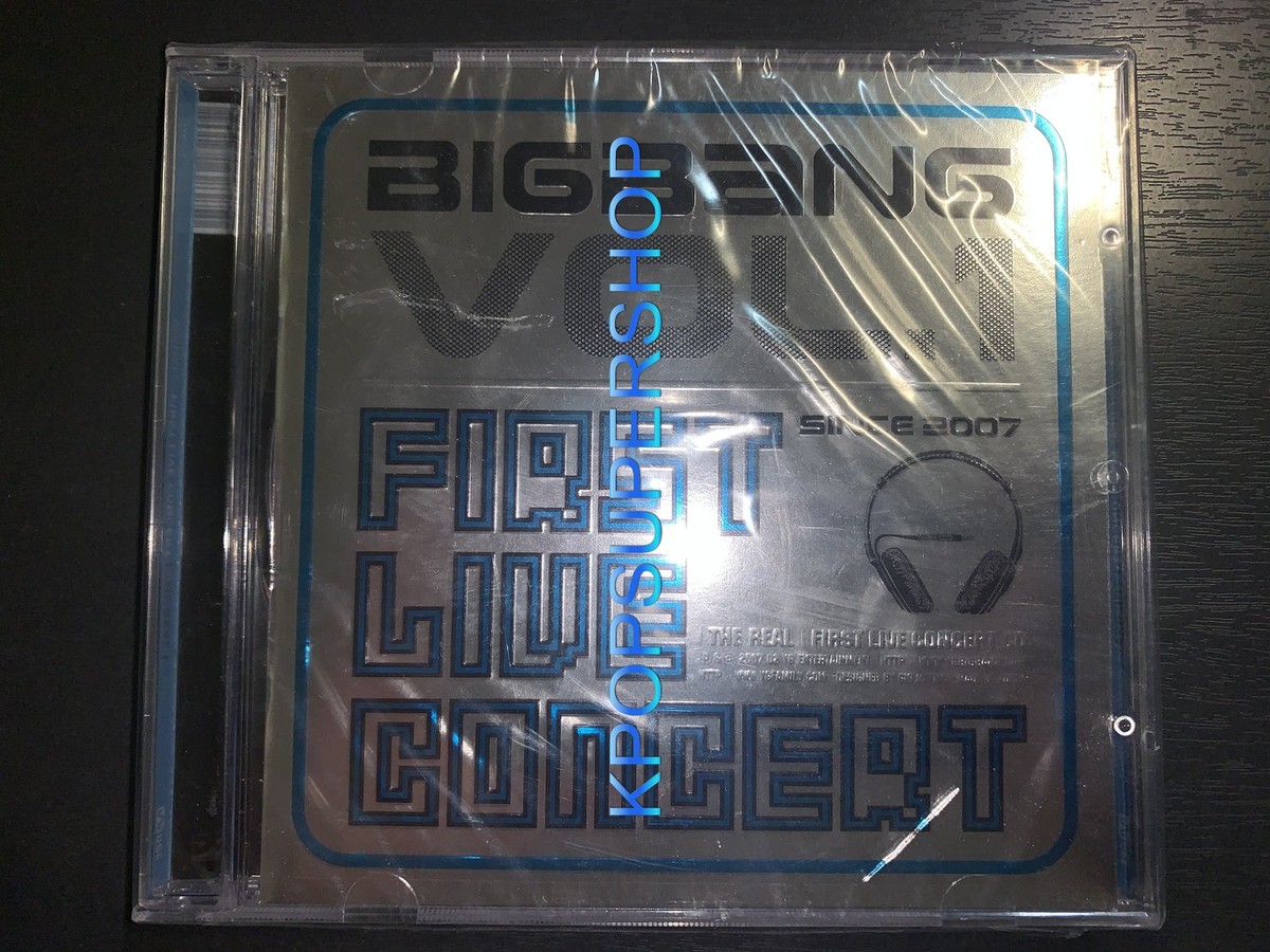 BIGBANG 1st Live Concert Album The Real CD Booklet New Sealed Rare