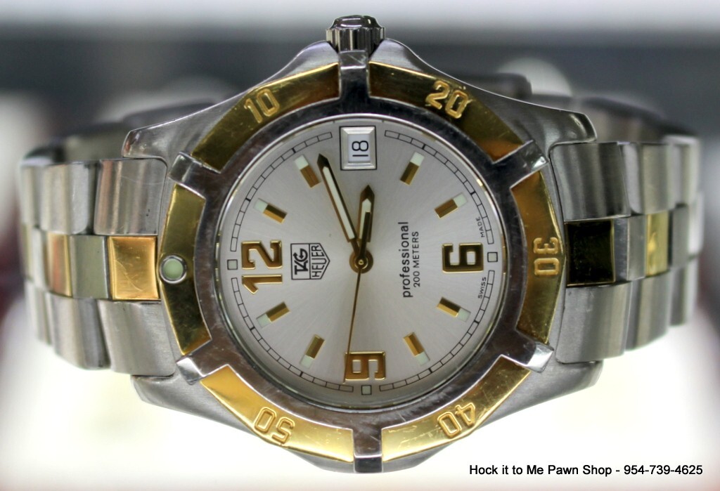 TAG Heuer Stainless Steel 18k Gold Men's Watch - WN1153-0 | eBay