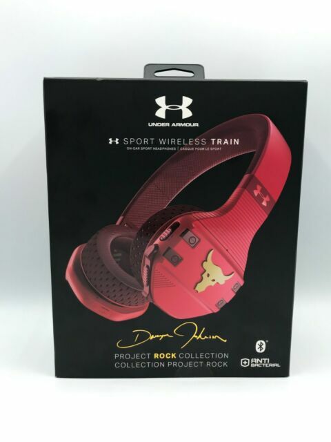 Under armour Sport Project Rock On-Ear Headphones - Red for sale