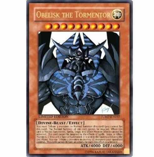 GBI-002 Obelisk the Tormentor Ultra Rare Blue Back LP/NM | eBay