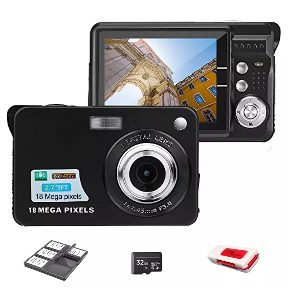 New 18MP 8X digital zoom Megapixel Digital Camera with 2.7