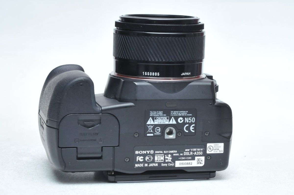Sony Alpha a350 14.2MP DSLR Camera with Minolta 50mm F1.7 AF Lens