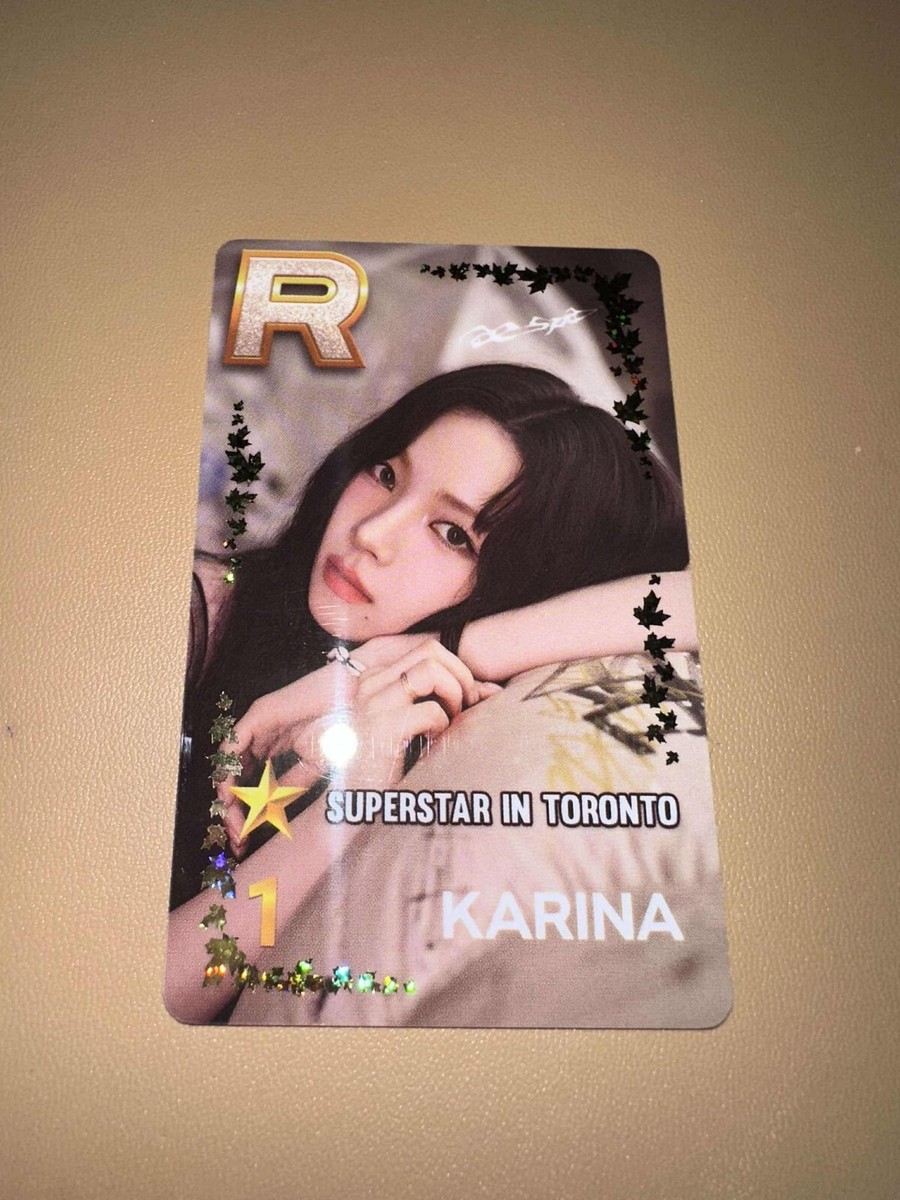 AESPA OFFICIAL SUPERSTAR IN TORONTO PHOTOCARD Karina Giselle