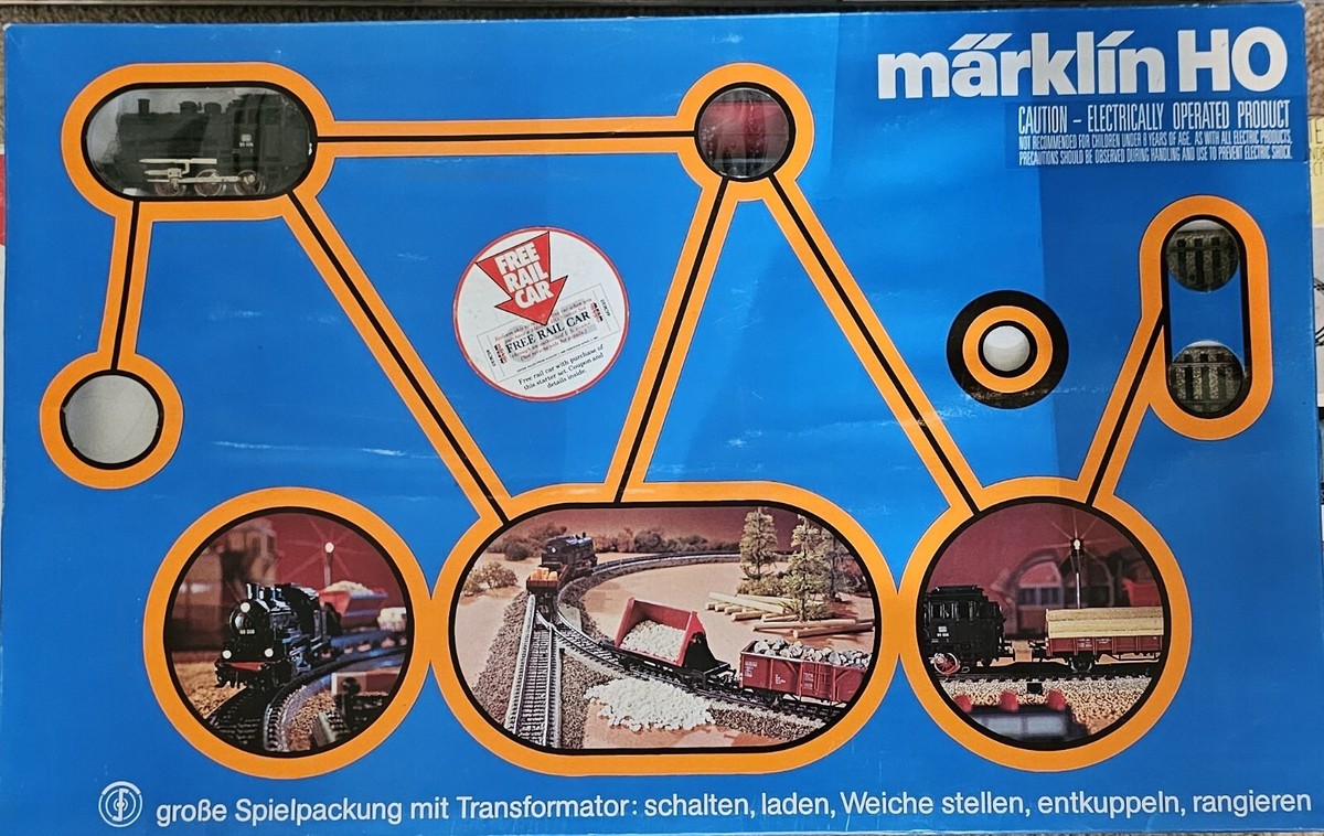 MARKLIN HO SCALE SET-S (2927A) COMPLETE W/ TRANSFORMER & TRACK | eBay