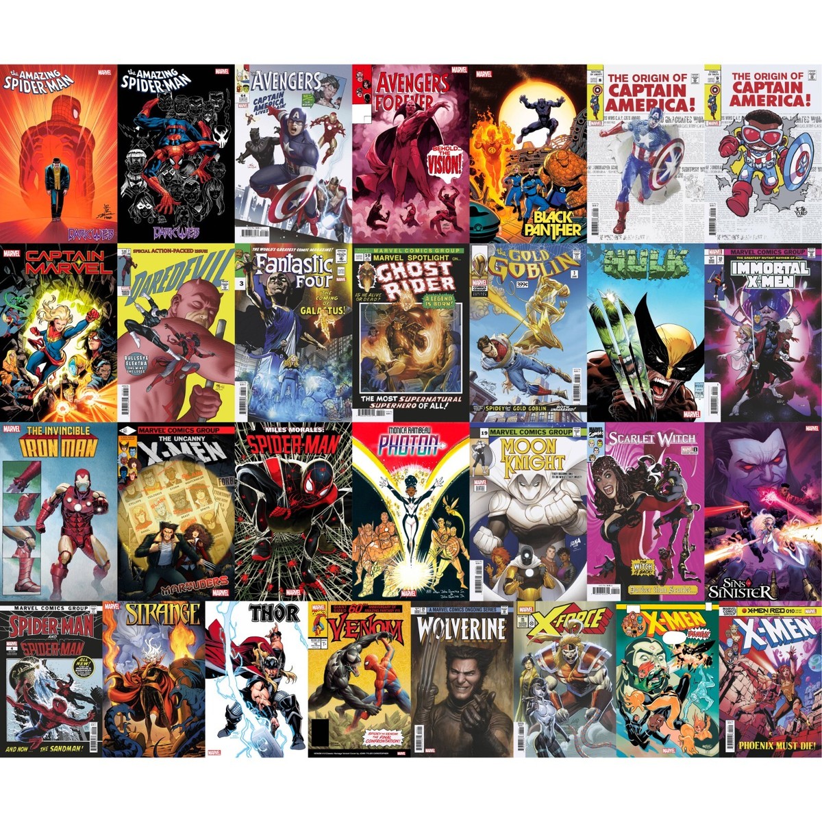 Marvel Classic Homage Variants (2023) 28 Books | Marvel Comics