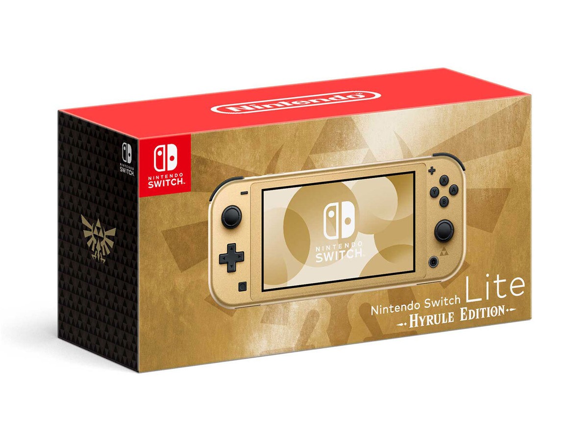 Nintendo Switch Lite Legend of Zelda Hyrule Limited Edition Gold