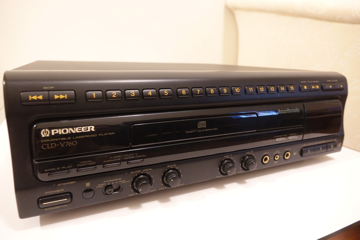 Pioneer CLD-V760 CD/CDV/LD Direct CD Operation LaserKaraoke