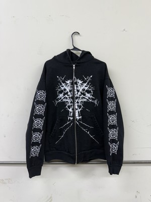 Ken Carson CHAOS TOUR 2024 GoreCore Zip Up Hoodie | eBay