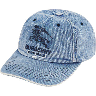 Supreme x Burberry Denim 6-Panel Cap SS22 (SS22H25) One Size | eBay