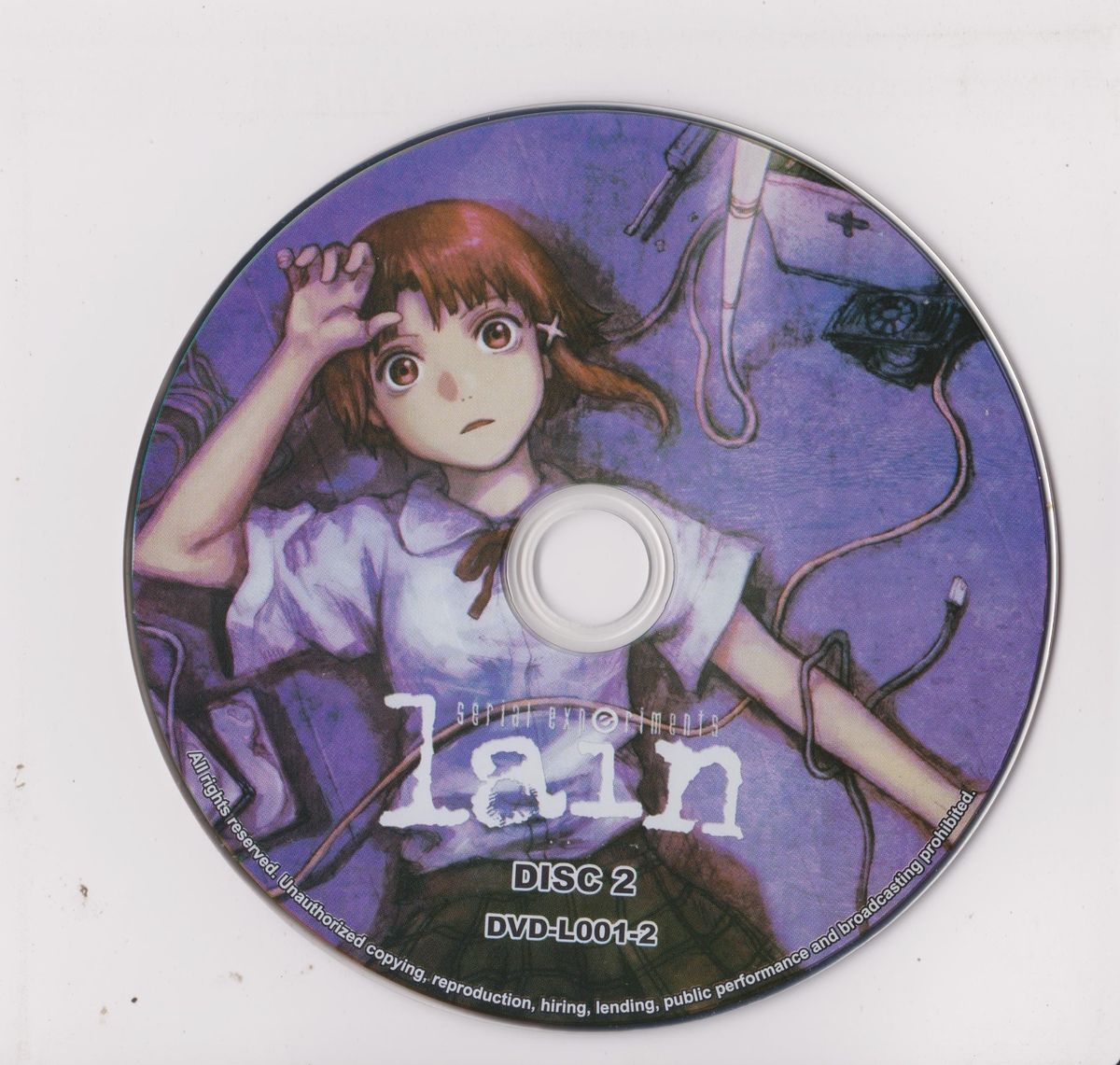 Serial Experiments Lain Complete Series 1-13 Anime 1999 English