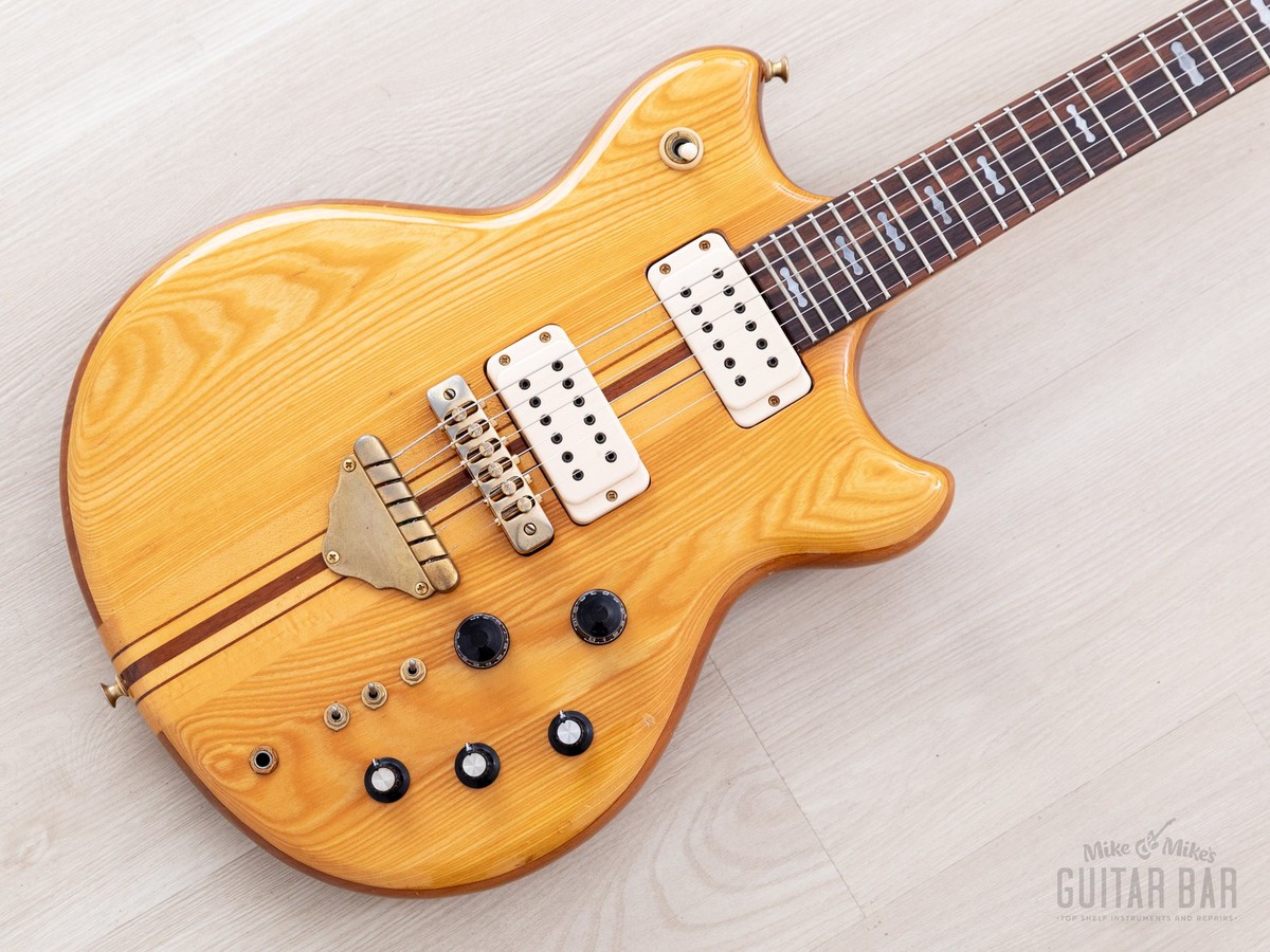 1978 Greco GO1200 Speed Way Vintage Neck Through Guitar Natural