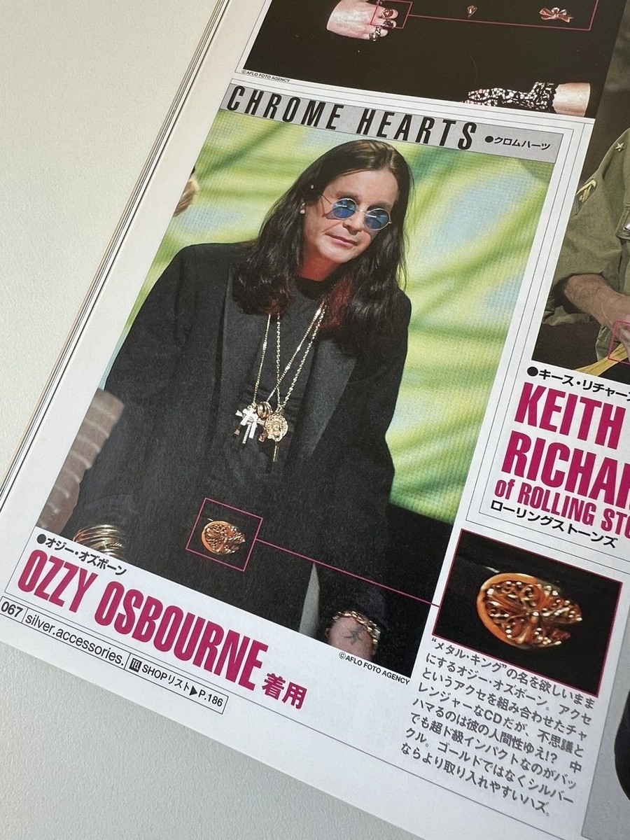 Silver Accessories Magazine CHROME HEARTS Japan Guide Book ring