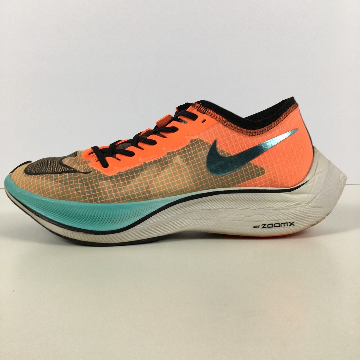NIKE ZoomX VaporFly Next%, Men's 8.5, Ekiden Aurora Crimson CD4553