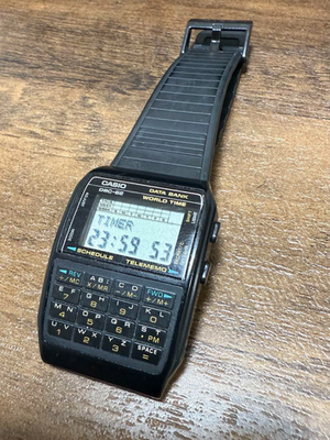 CASIO DBC-62 Databank Digital Calculator Watch Vintage 90s Retro