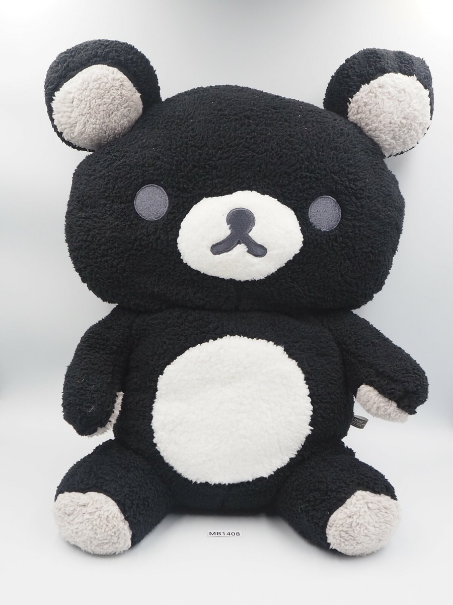 Rilakkuma MB1408 Black XL monochrome San-x Large Plush 18