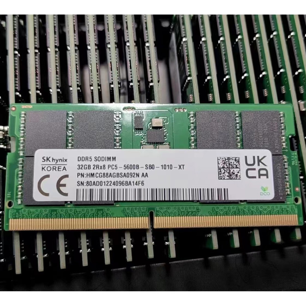 New SK Hynix 32GB DDR5 5600MHz PC5-44800 262-Pins 2RX8 Laptop