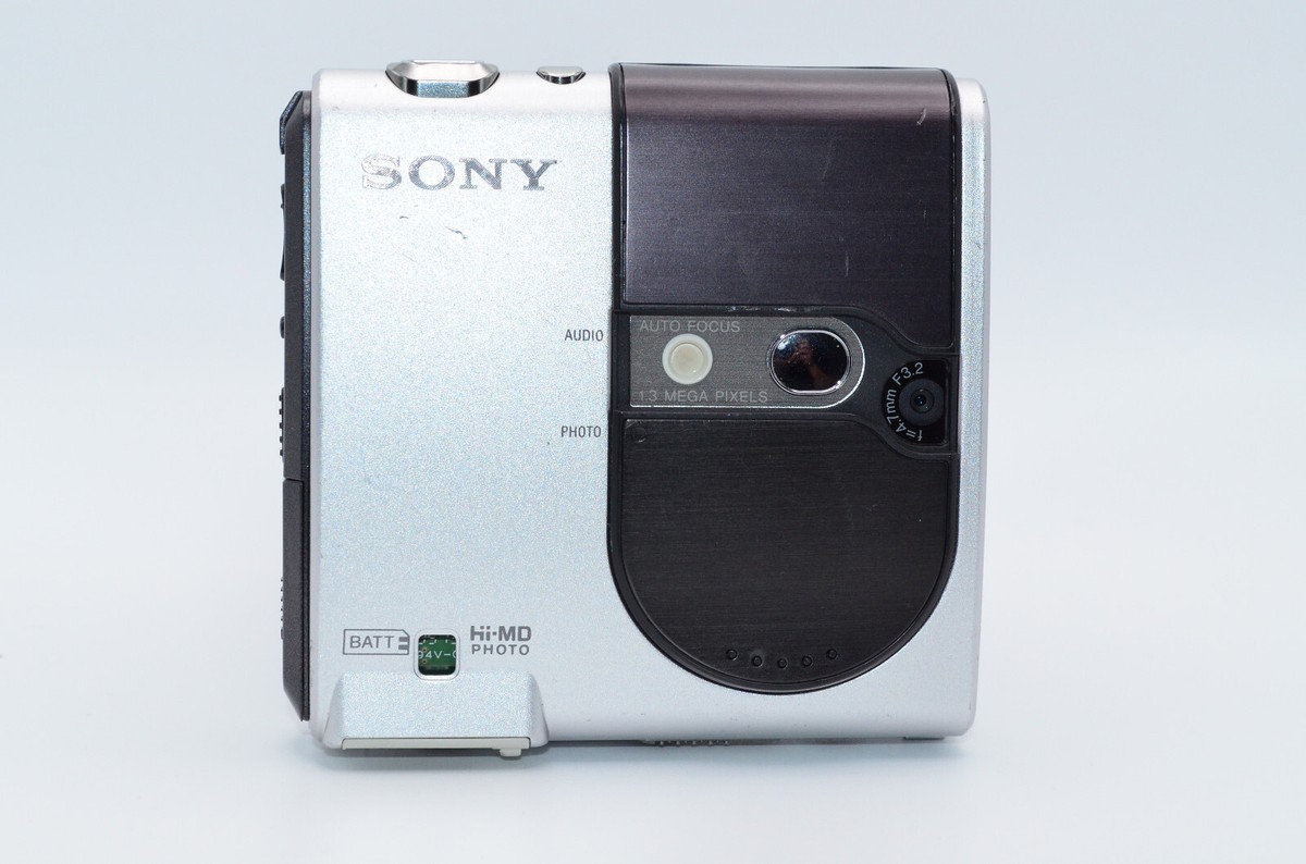 Sony MZ-DH10P Personal MiniDisc Player w/ 1.3 MP Camera RARE FOR